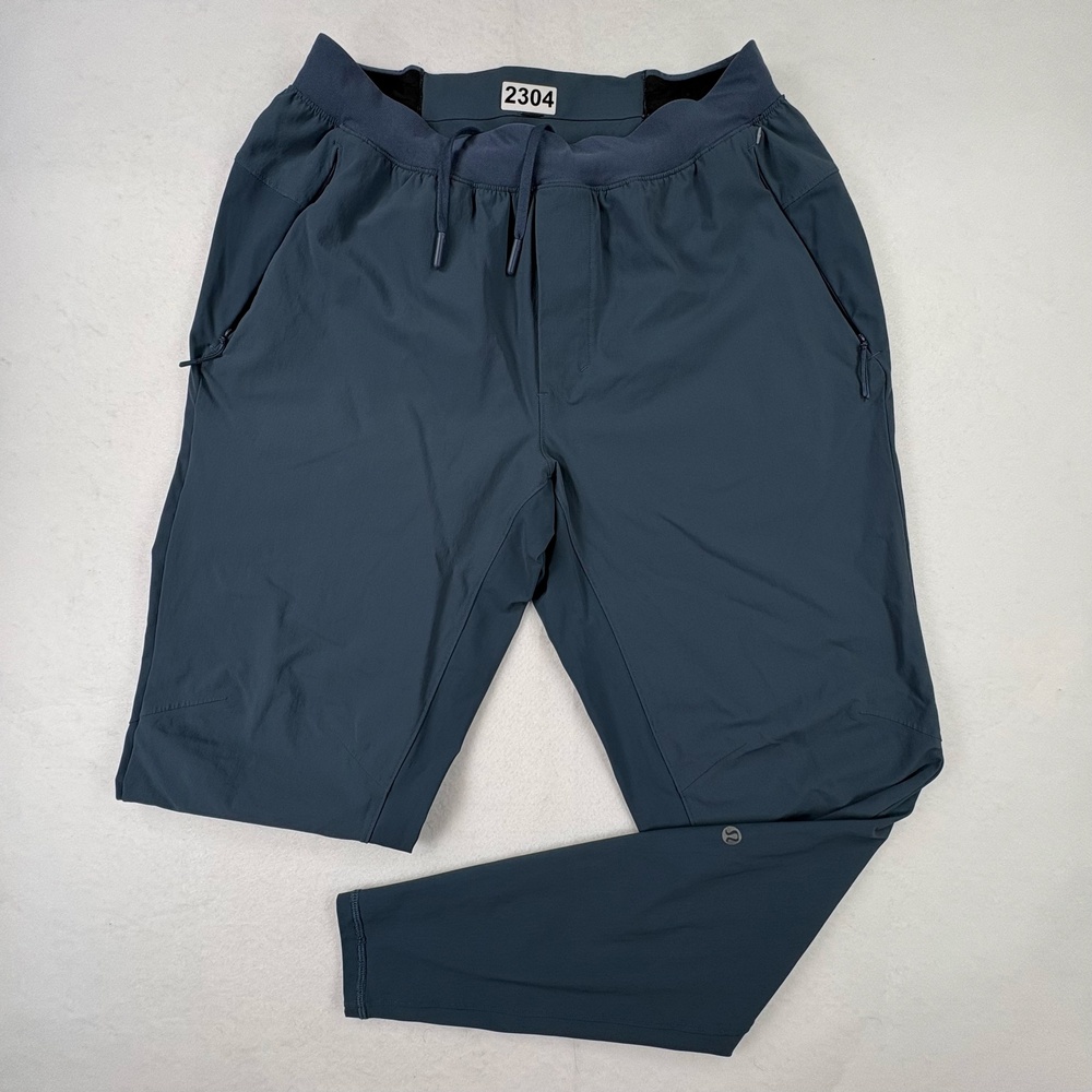 Lululemon Surge Hybrid Pants Mens Small Blue 29” Running Tapered Reflective